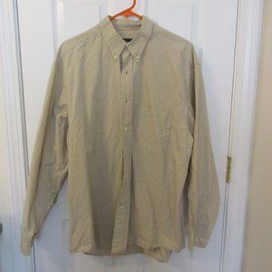 Eddie Bauer Men's Button Down Checked Shirt Size L